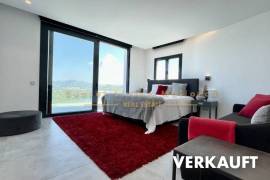Bezugsfertige Luxus Neubauvilla mit Traumblick über die Berge und das Meer in Nova Santa Ponsa