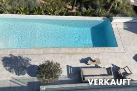 Bezugsfertige Luxus Neubauvilla mit Traumblick über die Berge und das Meer in Nova Santa Ponsa