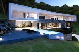 Spectacular designer villa with sea views in Portals Vells