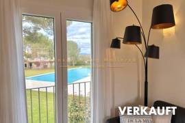 VERKAUFT ! - Wunderschönes, sonniges Apartment mit 2 Terrassen sowie herrlichem  Blick zum Pool und Garten in Strandnähe