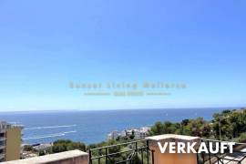 VERKAUFT! Einzigartiges Penthouse in Bendinat mit atemberaubendem Meerblick und großer Dachterrasse