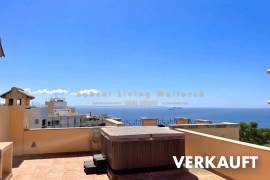 VERKAUFT! Einzigartiges Penthouse in Bendinat mit atemberaubendem Meerblick und großer Dachterrasse