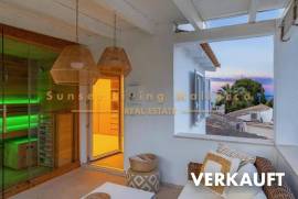 VERKAUFT - Exklusive Villa im Ibiza Style in bester Lage von Sol de Mallorca mit Meerblick VERKAUFT - Exklusive Villa im Ibiza Style in bester Lage von Sol de Mallorca mit Meerblick