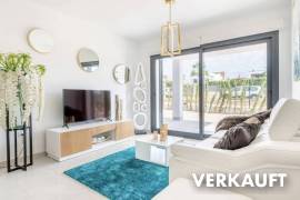 Verkauft - Moderne, stylische Neubauwohnungen mit privatem Gartenanteil oder Dachterrasse in beliebter Wohnanlage in Cala Murada